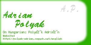 adrian polyak business card